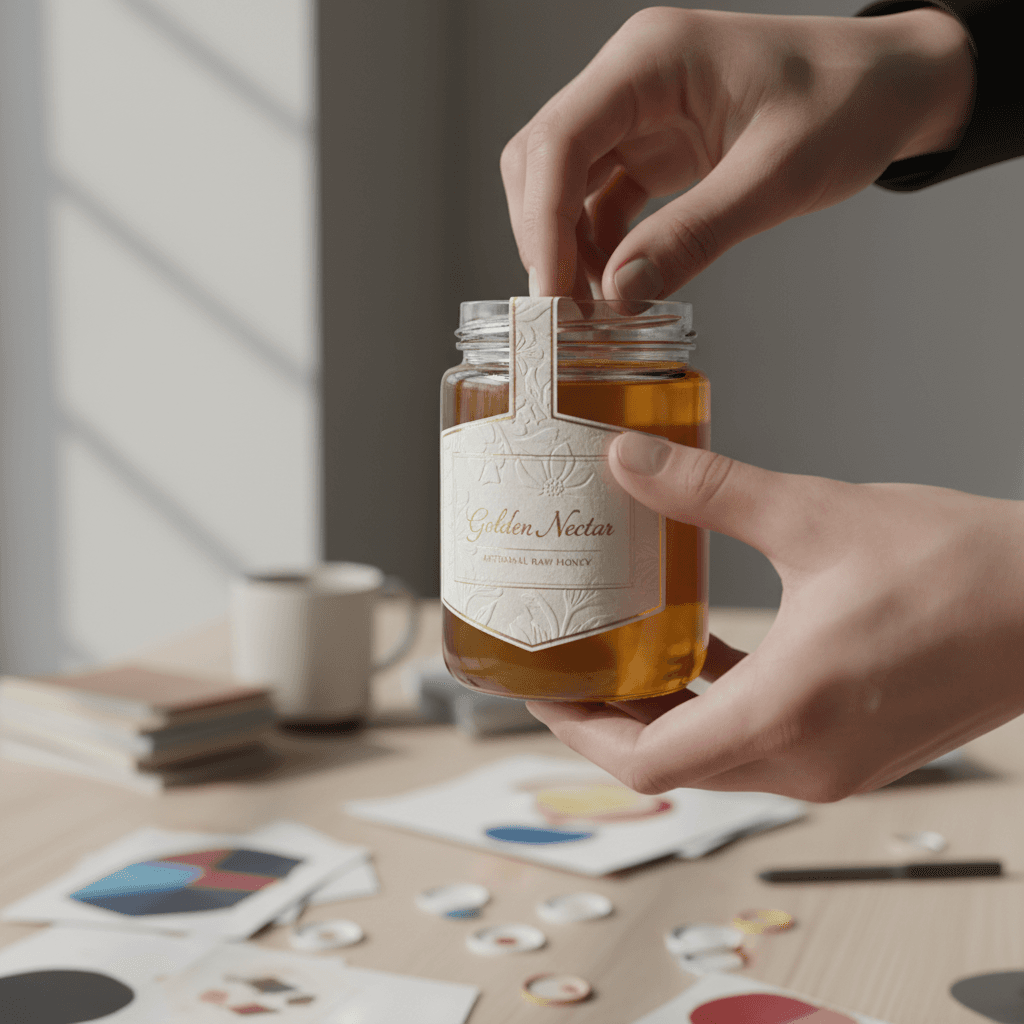 Product packaging with Arabic and English labels
